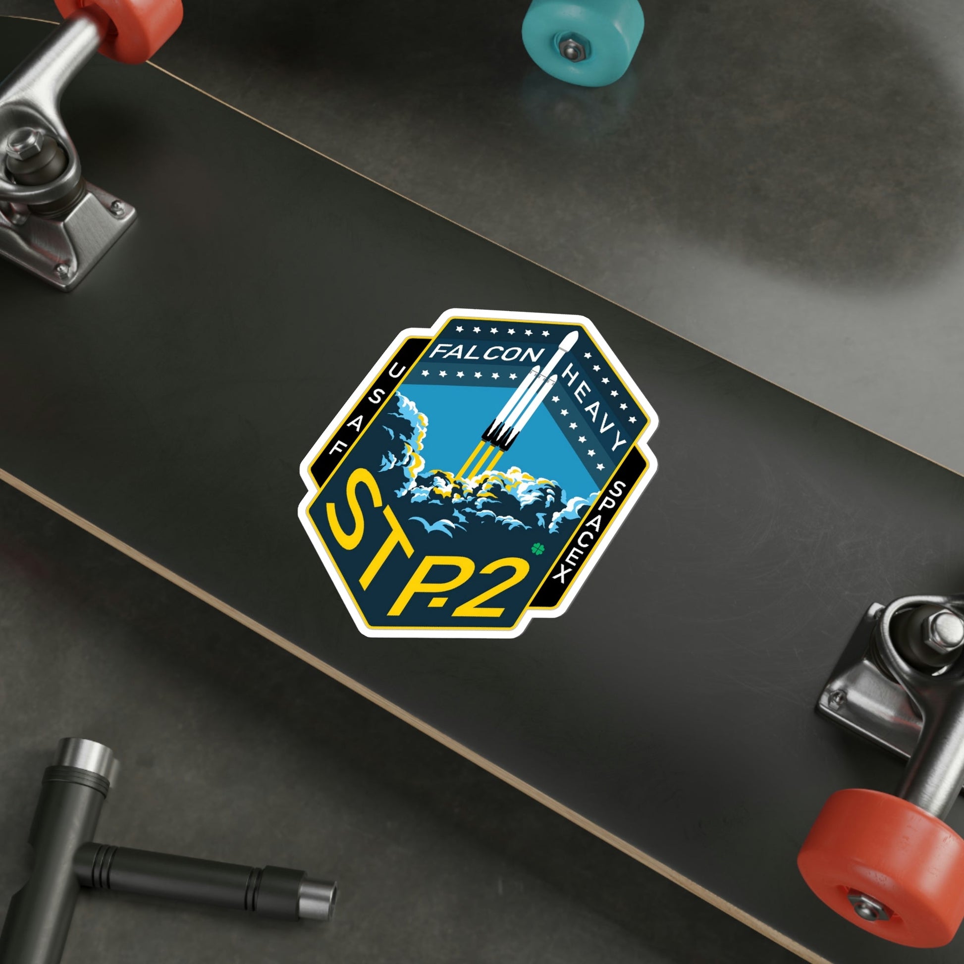 STP-2 (SpaceX) STICKER Vinyl Die-Cut Decal-The Sticker Space