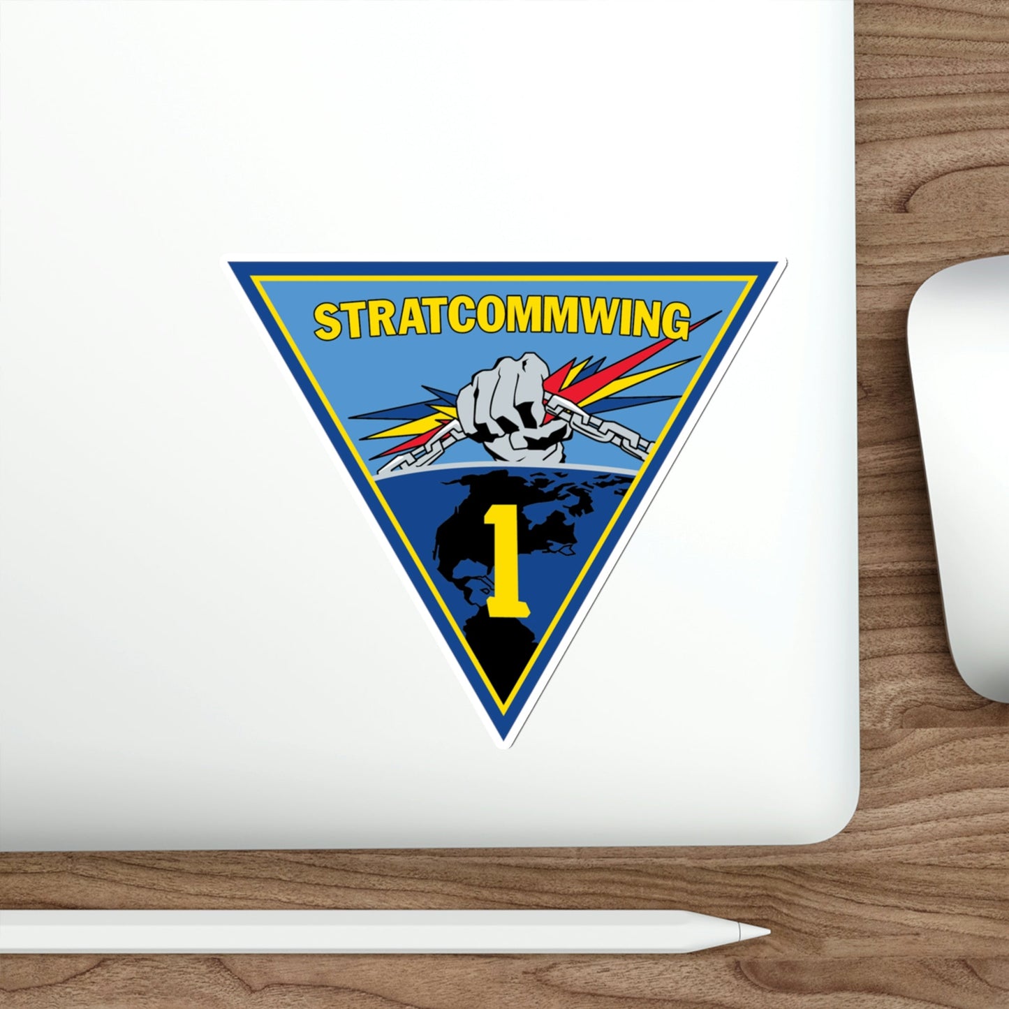 STRATCOMMWING 1 (U.S. Navy) STICKER Vinyl Die-Cut Decal-The Sticker Space