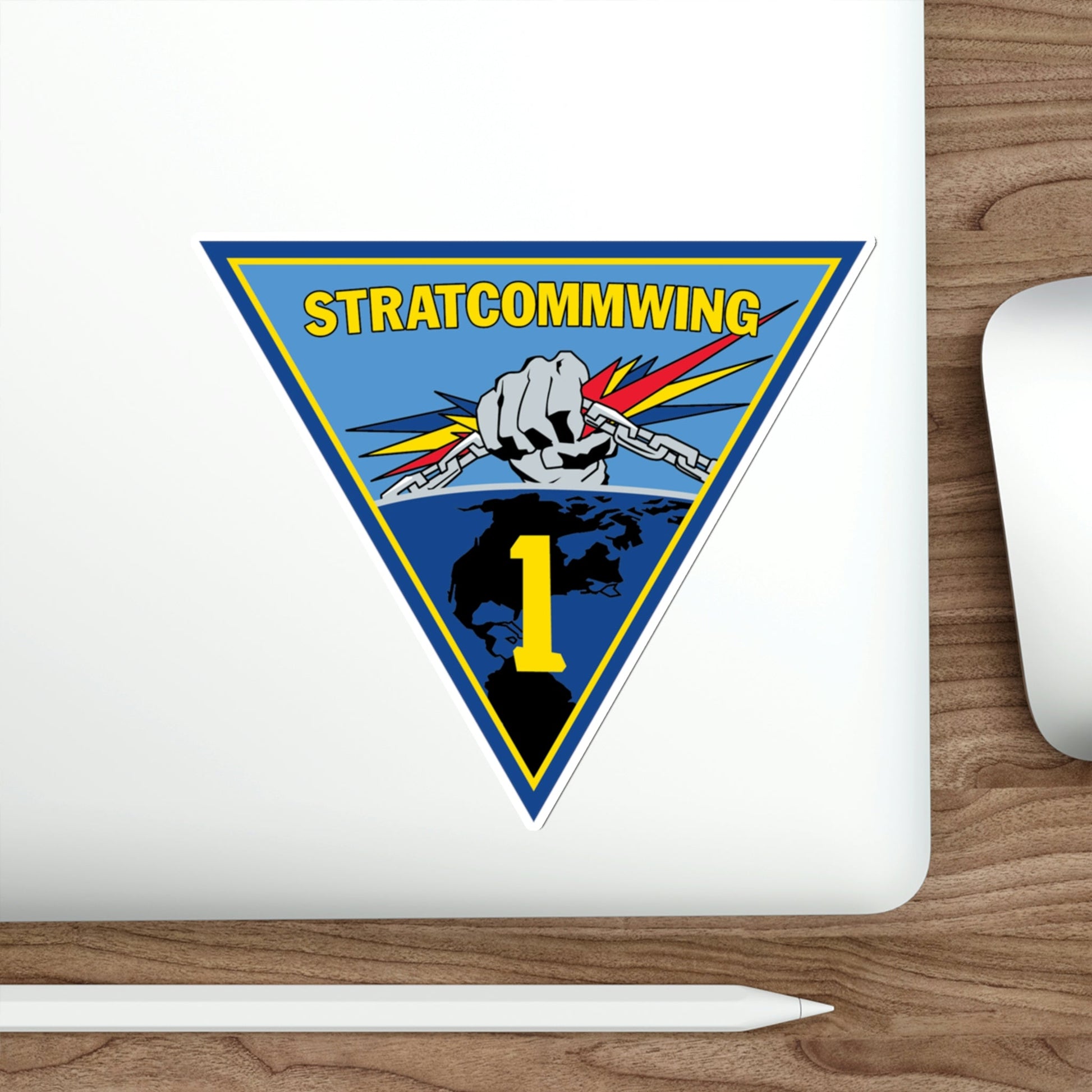 STRATCOMMWING 1 (U.S. Navy) STICKER Vinyl Die-Cut Decal-The Sticker Space