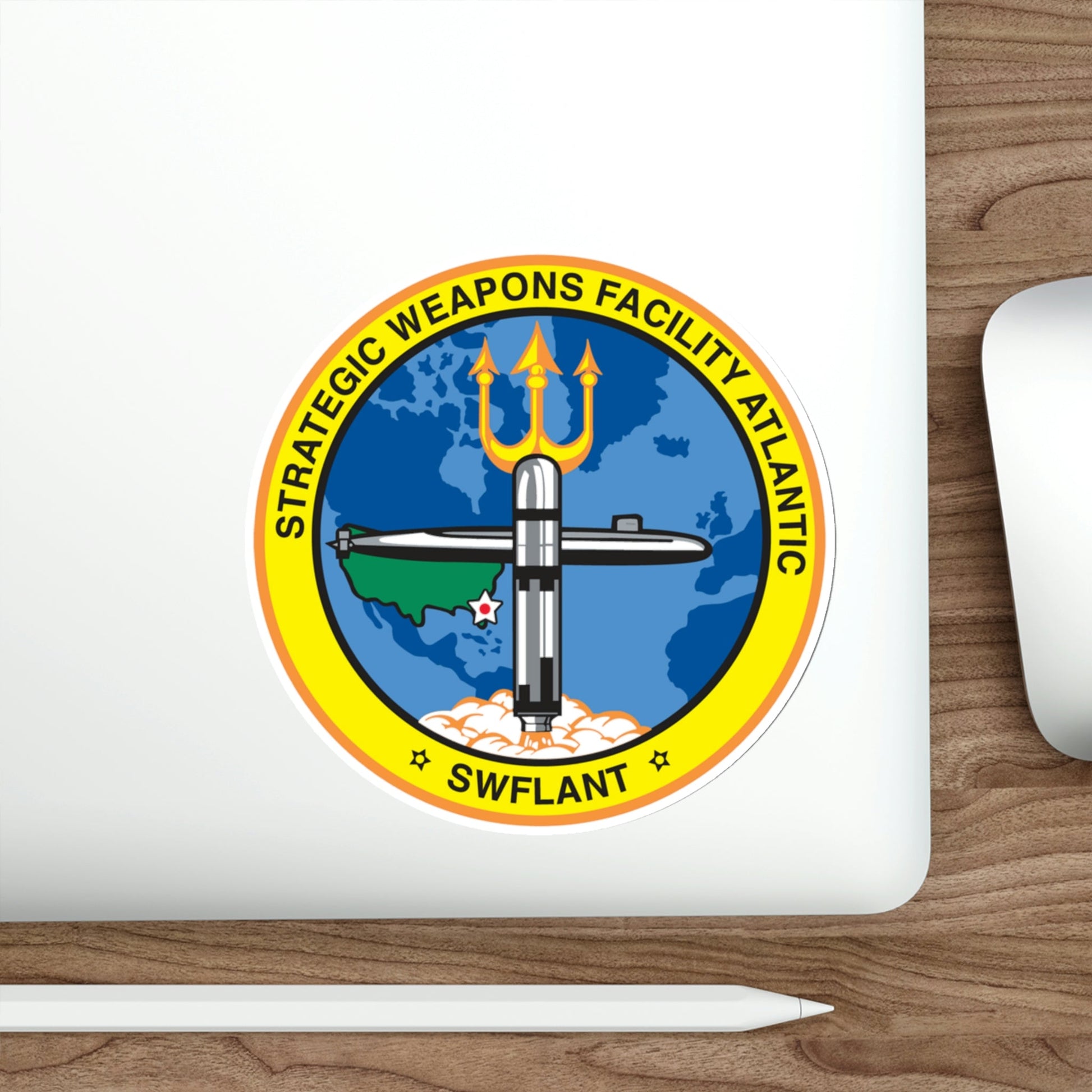 Strategic Weapons Facility Atlantic (U.S. Navy) STICKER Vinyl Die-Cut Decal-The Sticker Space