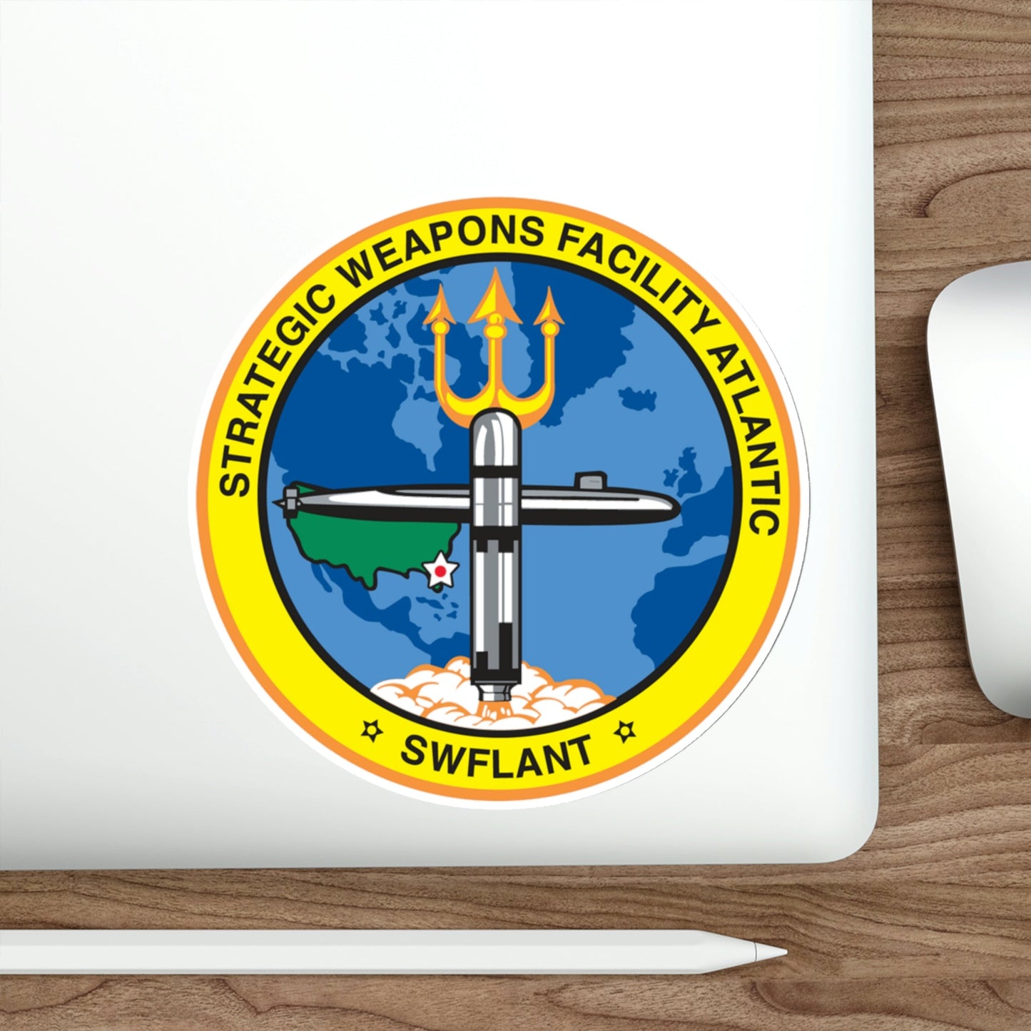 Strategic Weapons Facility Atlantic (U.S. Navy) STICKER Vinyl Die-Cut Decal-The Sticker Space