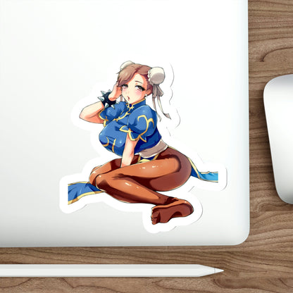 Street Fighter - Chun-Li (Anime/Ecchi/Waifu) STICKER Vinyl Die-Cut Decal-The Sticker Space