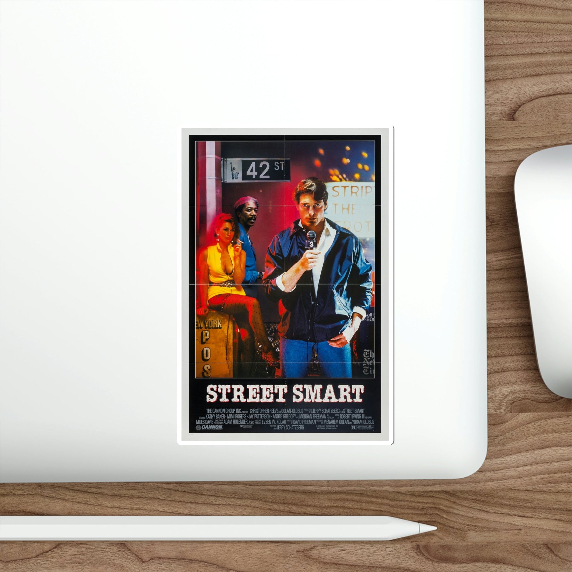 Street Smart 1987 Movie Poster STICKER Vinyl Die-Cut Decal-The Sticker Space