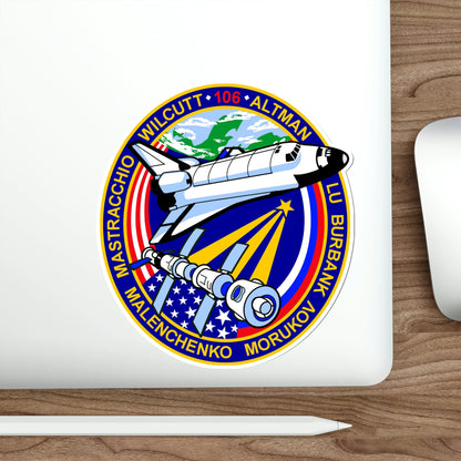 STS 106 Patch NASA STICKER Vinyl Die-Cut Decal-The Sticker Space