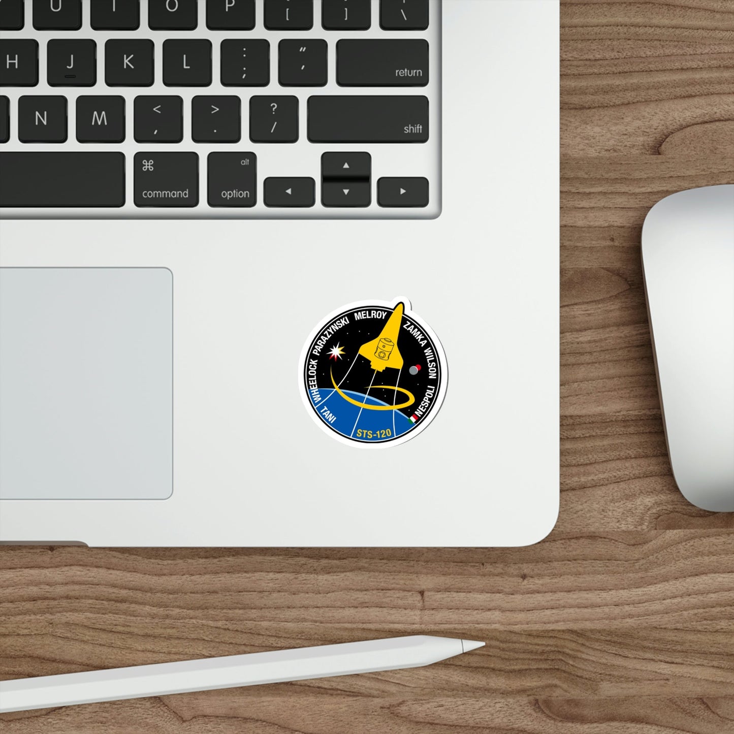 STS 120 Patch NASA STICKER Vinyl Die-Cut Decal-The Sticker Space