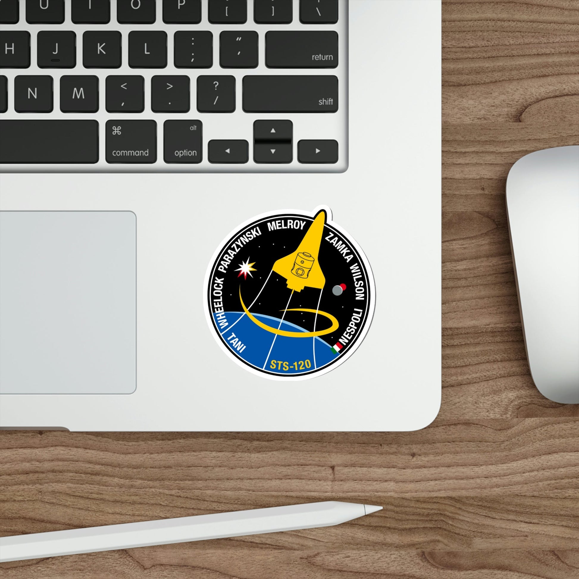 STS 120 Patch NASA STICKER Vinyl Die-Cut Decal-The Sticker Space