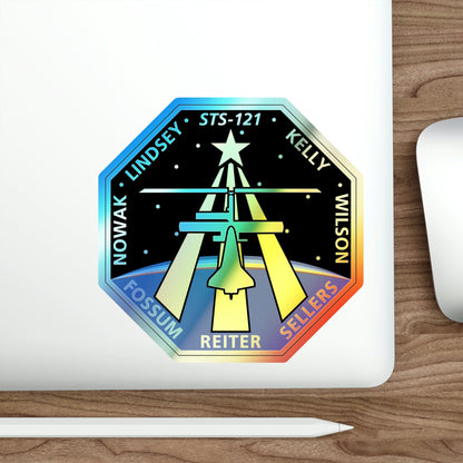 STS 121 (NASA) Holographic STICKER Die-Cut Vinyl Decal-The Sticker Space