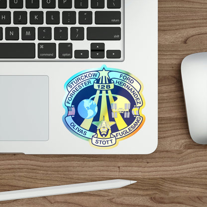 STS 128 (NASA) Holographic STICKER Die-Cut Vinyl Decal-The Sticker Space