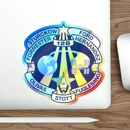 STS 128 (NASA) Holographic STICKER Die-Cut Vinyl Decal-The Sticker Space