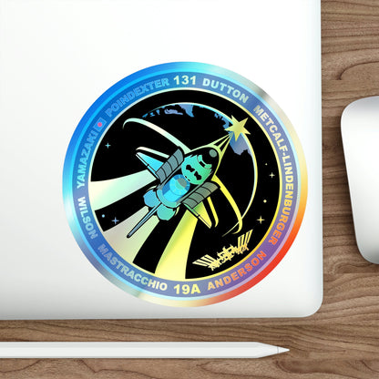 STS 131 (NASA) Holographic STICKER Die-Cut Vinyl Decal-The Sticker Space