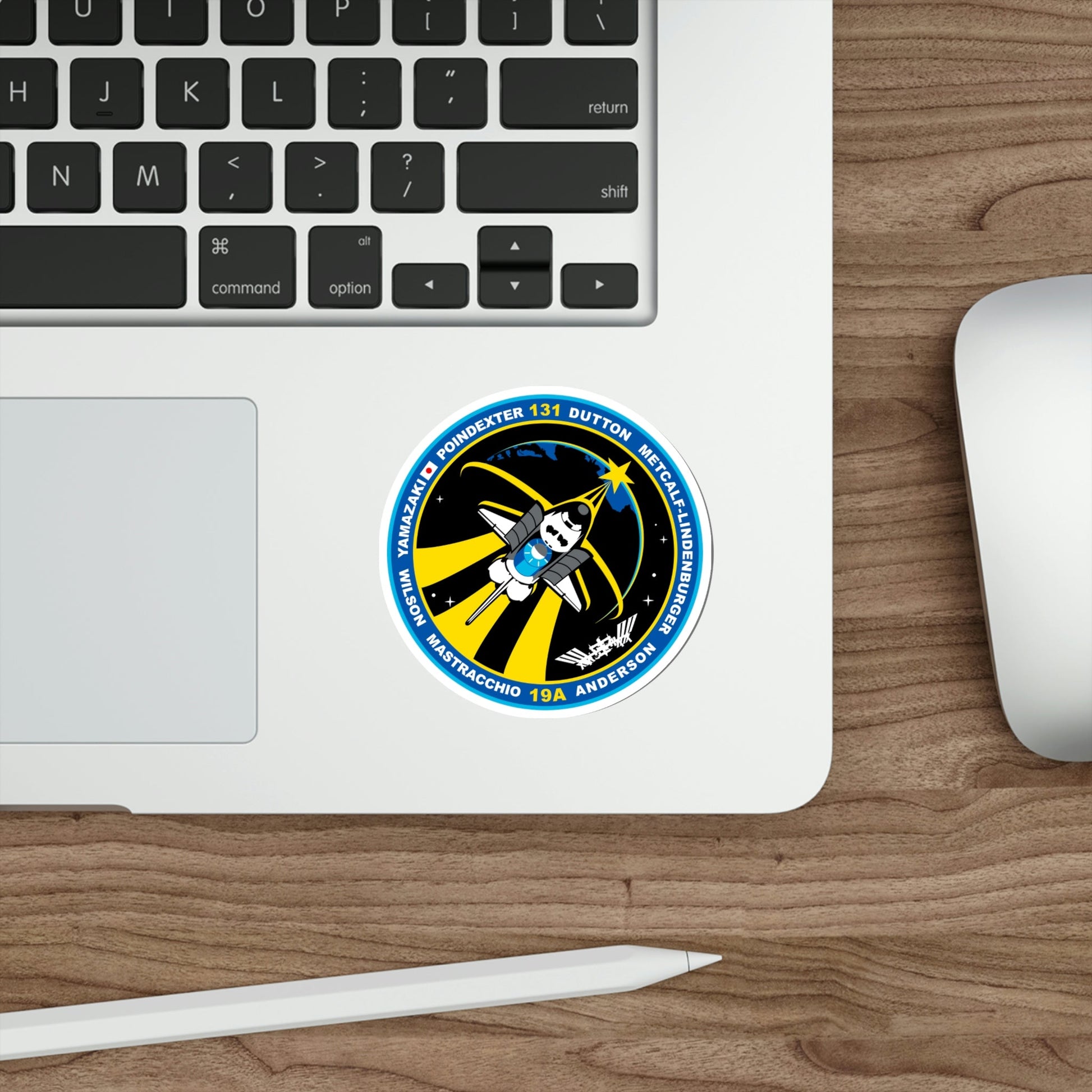 STS 131 Patch NASA STICKER Vinyl Die-Cut Decal-The Sticker Space