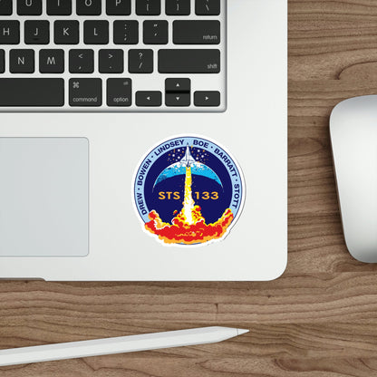 STS 133 Patch NASA STICKER Vinyl Die-Cut Decal-The Sticker Space