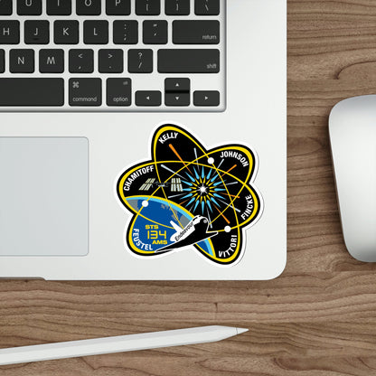 STS 134 Patch NASA STICKER Vinyl Die-Cut Decal-The Sticker Space