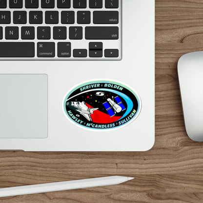 STS 31 Patch NASA STICKER Vinyl Die-Cut Decal-The Sticker Space