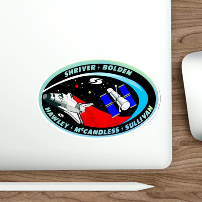 STS 31 Patch NASA STICKER Vinyl Die-Cut Decal-The Sticker Space