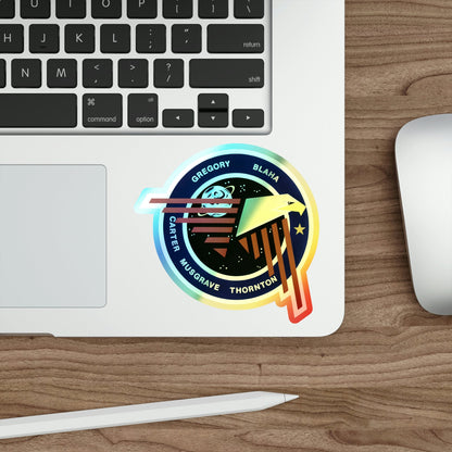 STS 33 (NASA) Holographic STICKER Die-Cut Vinyl Decal-The Sticker Space