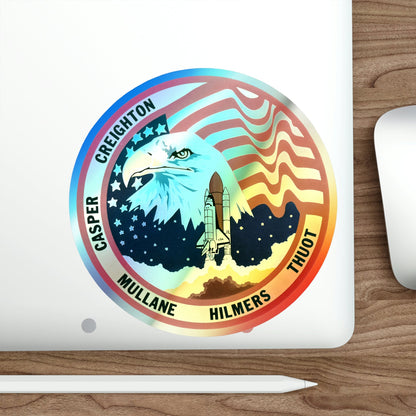 STS 36 (NASA) Holographic STICKER Die-Cut Vinyl Decal-The Sticker Space