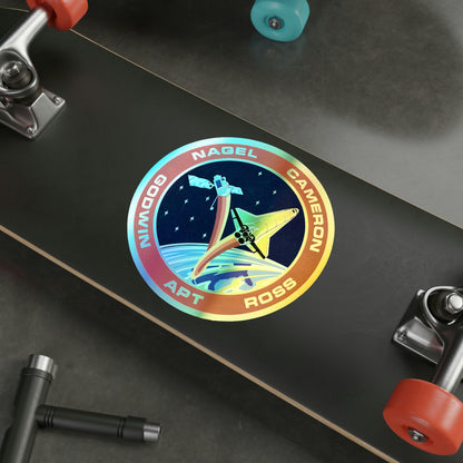 STS 37 (NASA) Holographic STICKER Die-Cut Vinyl Decal-The Sticker Space