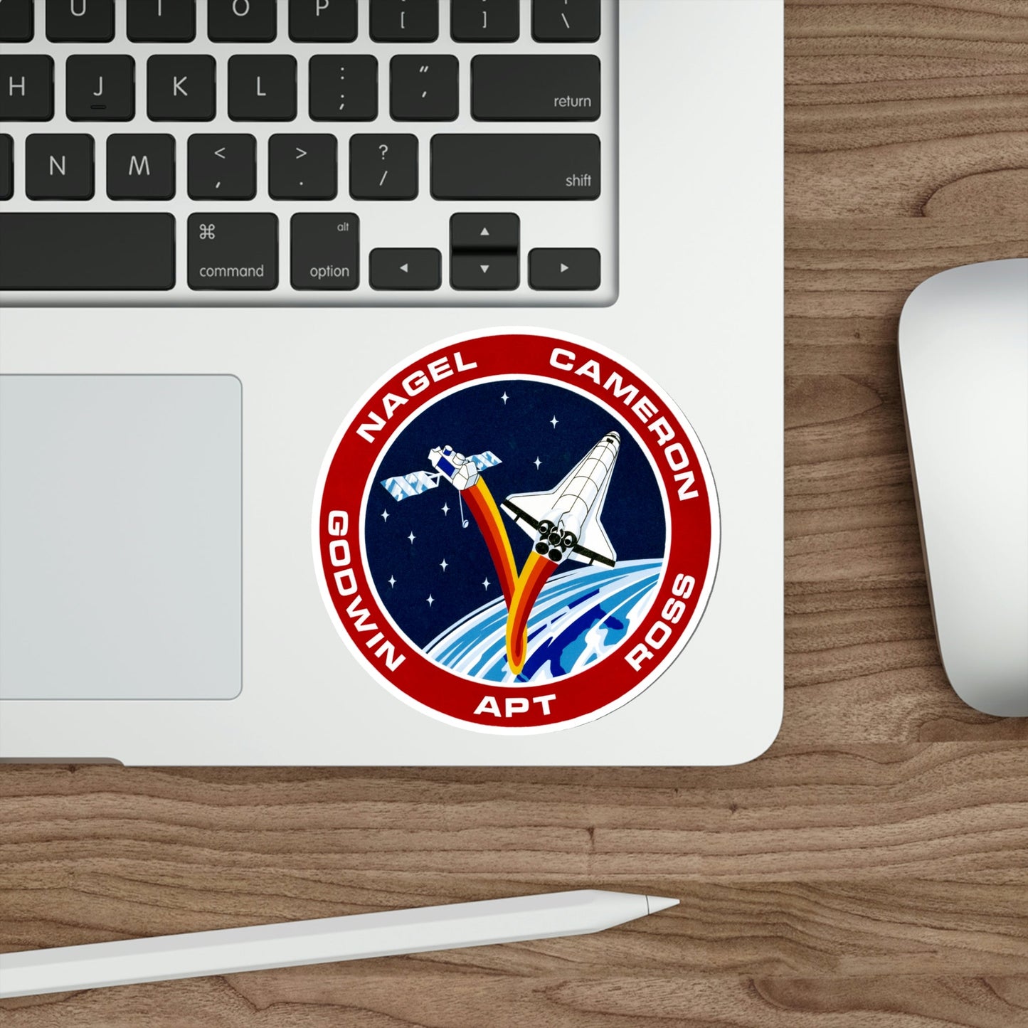 STS 37 Patch NASA STICKER Vinyl Die-Cut Decal-The Sticker Space