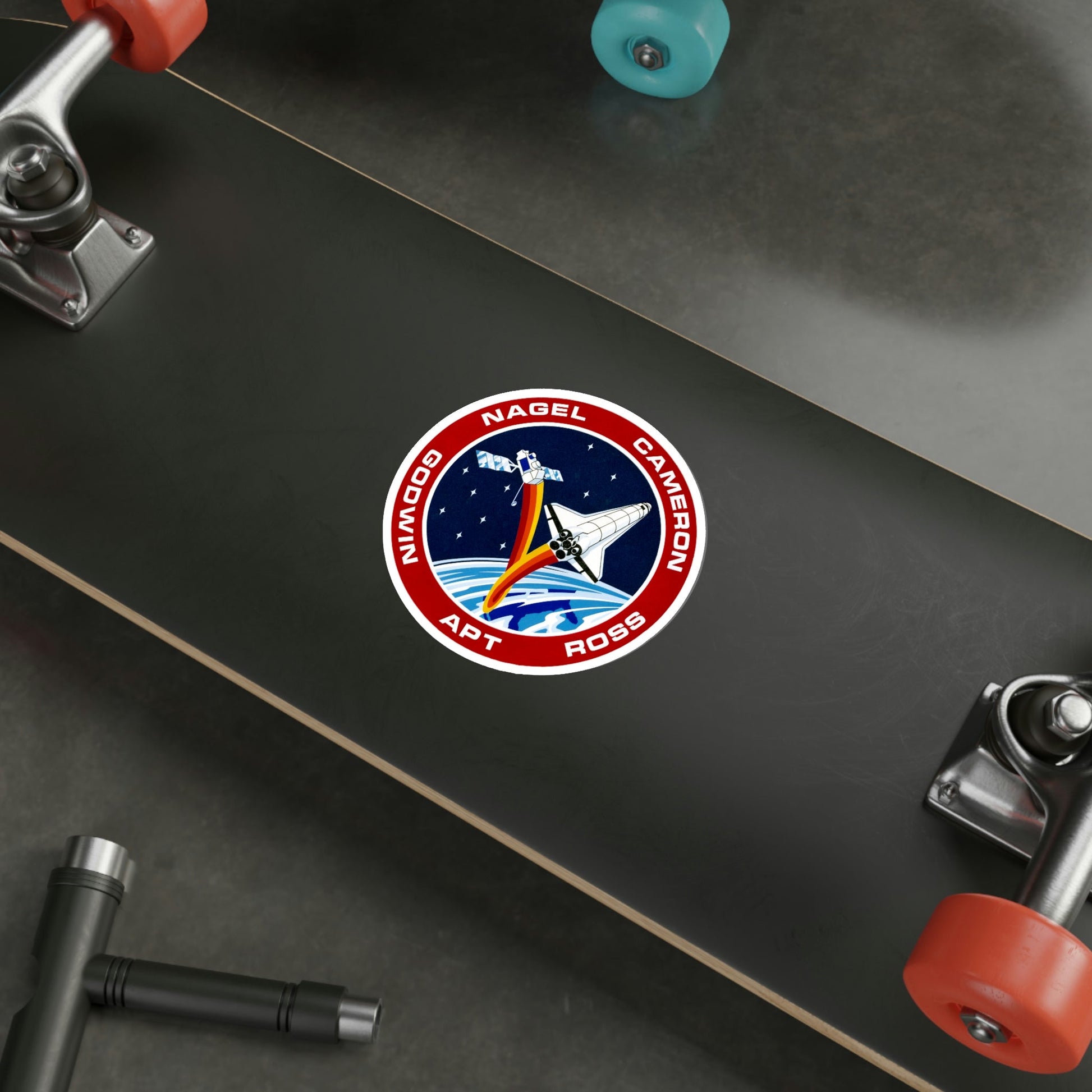 STS 37 Patch NASA STICKER Vinyl Die-Cut Decal-The Sticker Space