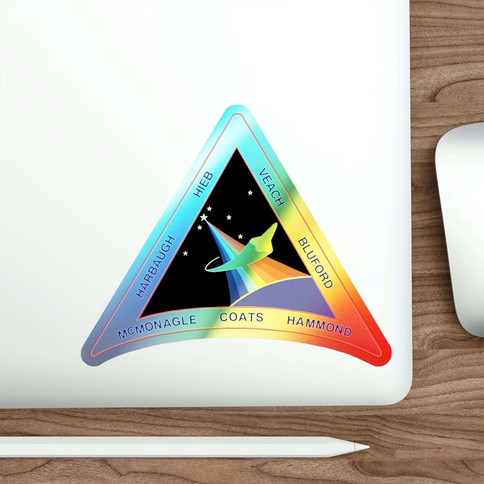 STS 39 (NASA) Holographic STICKER Die-Cut Vinyl Decal-The Sticker Space