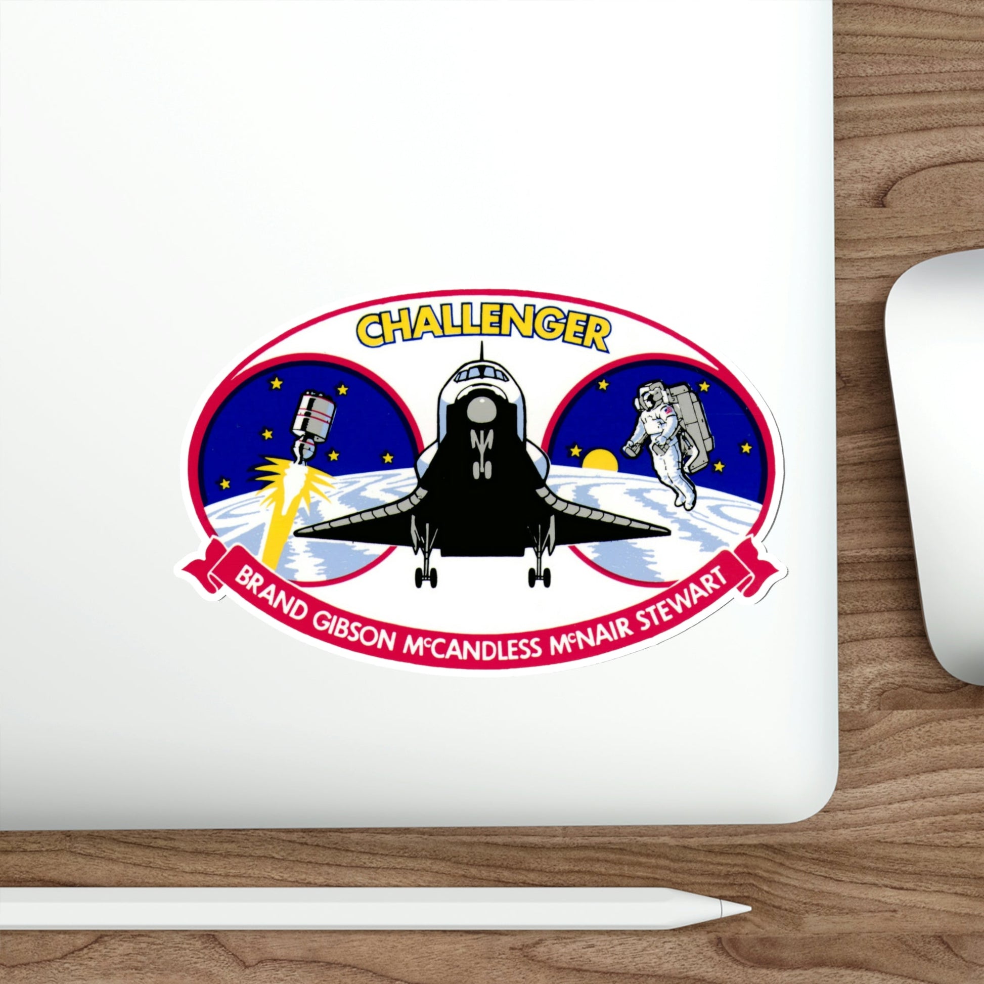 STS 41 B Patch NASA STICKER Vinyl Die-Cut Decal-The Sticker Space