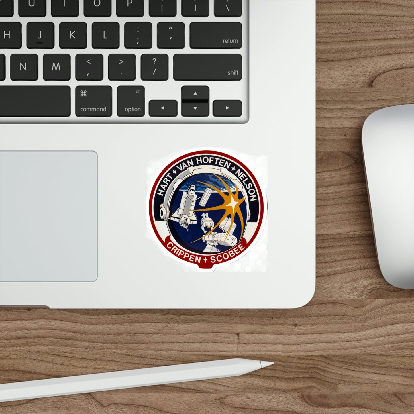 STS 41 C Patch NASA STICKER Vinyl Die-Cut Decal-The Sticker Space