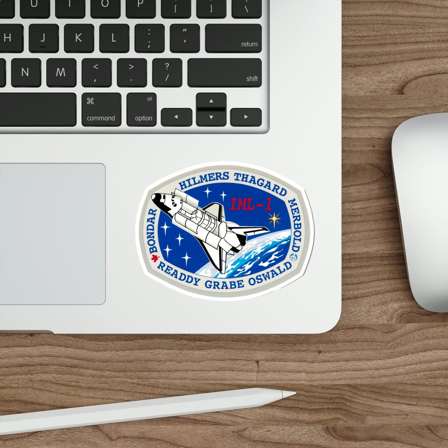 STS 42 Patch NASA STICKER Vinyl Die-Cut Decal-The Sticker Space