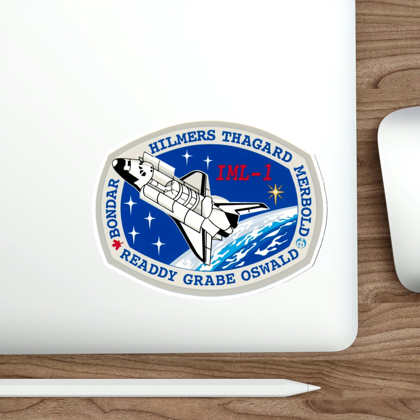 STS 42 Patch NASA STICKER Vinyl Die-Cut Decal-The Sticker Space