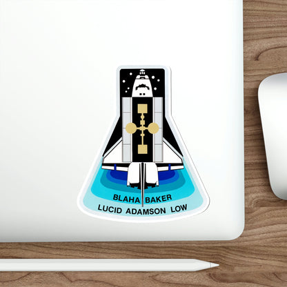 STS 43 Patch NASA STICKER Vinyl Die-Cut Decal-The Sticker Space