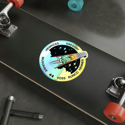 STS 44 (NASA) Holographic STICKER Die-Cut Vinyl Decal-The Sticker Space