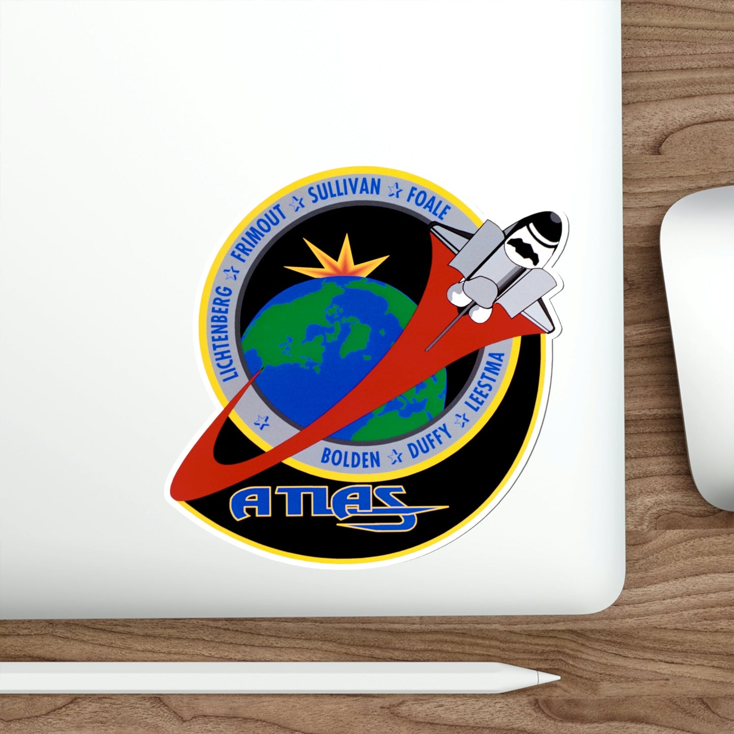 STS 45 Patch NASA STICKER Vinyl Die-Cut Decal-The Sticker Space