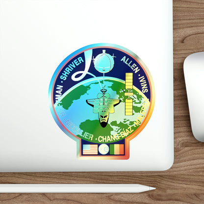 STS 46 (NASA) Holographic STICKER Die-Cut Vinyl Decal-The Sticker Space