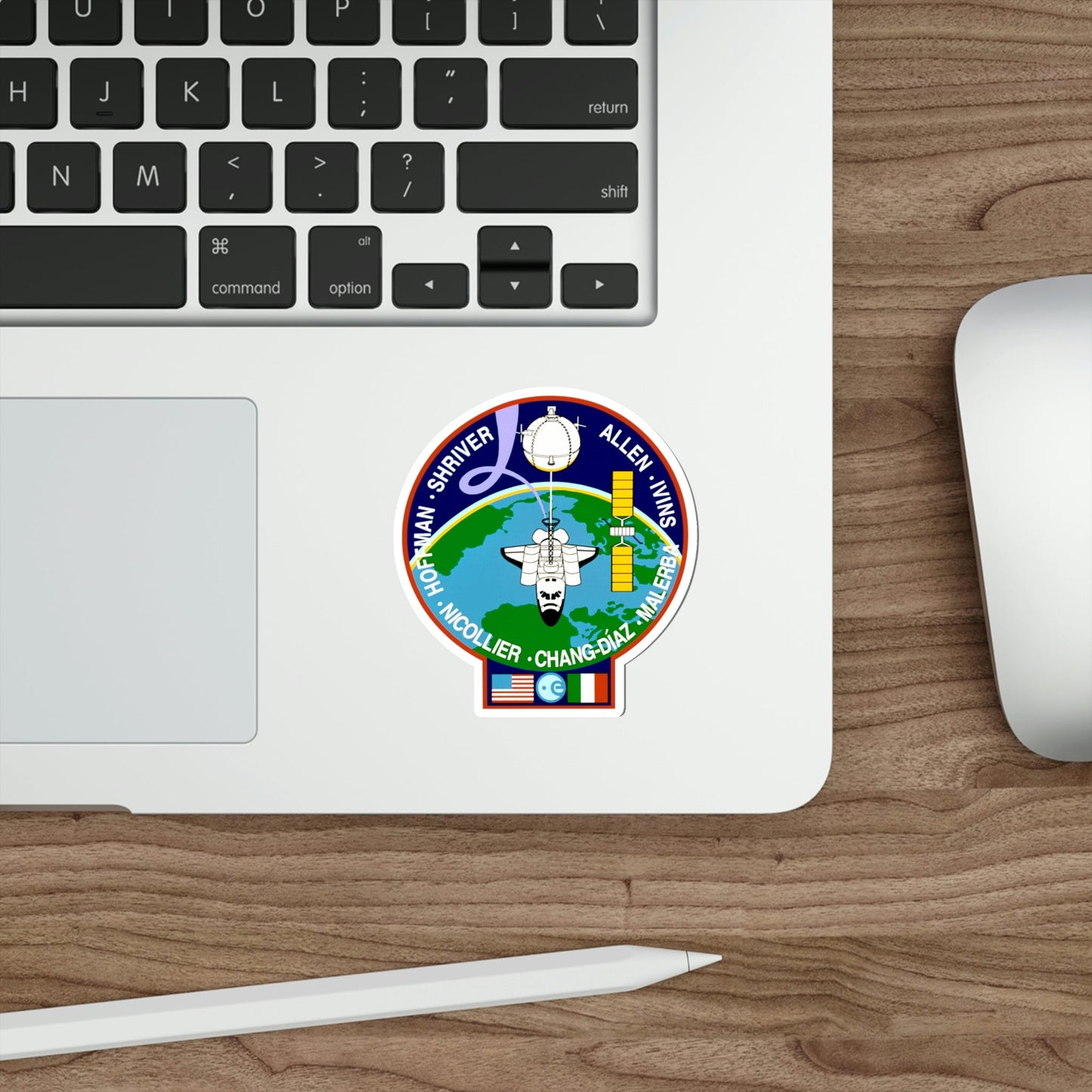 STS 46 Patch NASA STICKER Vinyl Die-Cut Decal-The Sticker Space