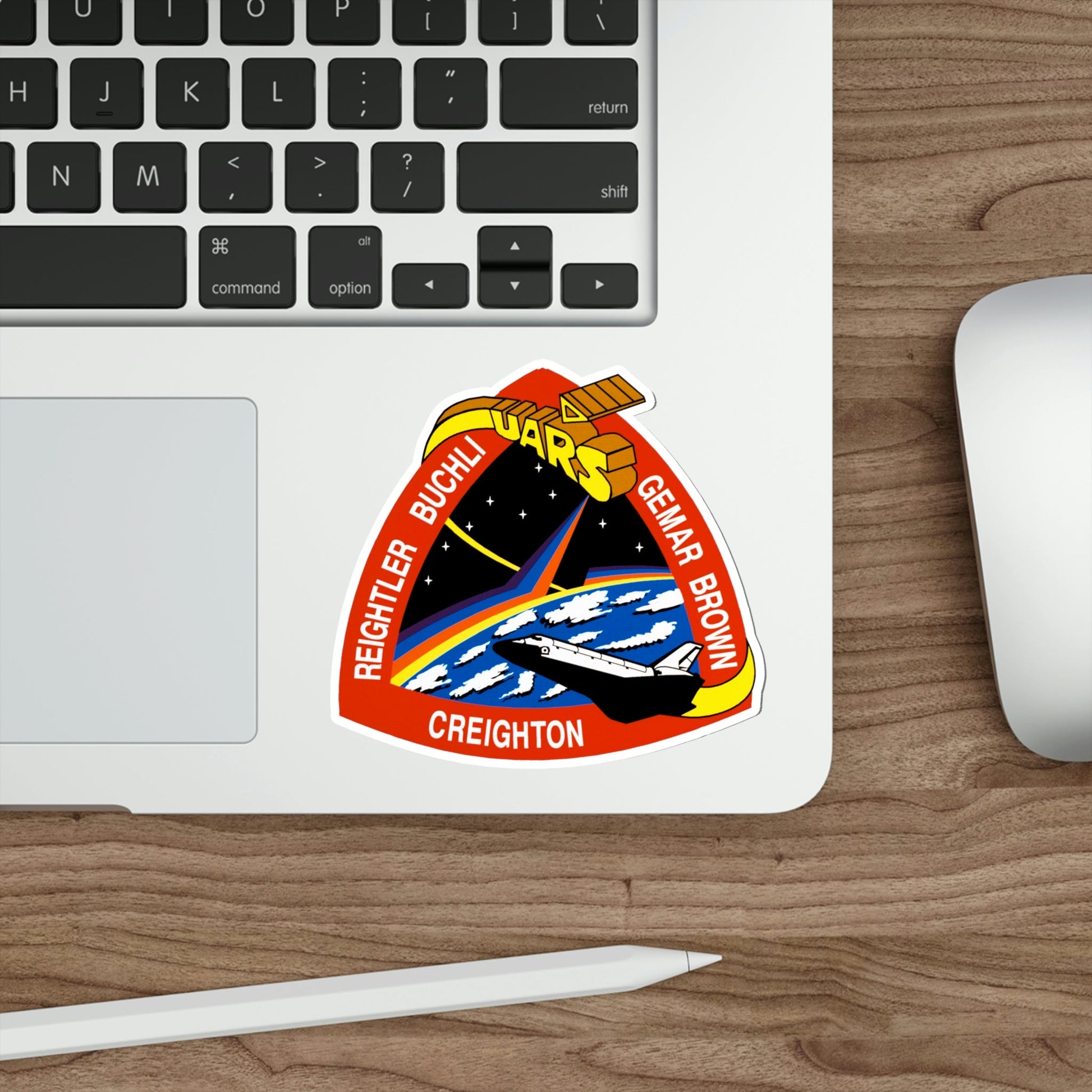 STS 48 Patch NASA STICKER Vinyl Die-Cut Decal-The Sticker Space