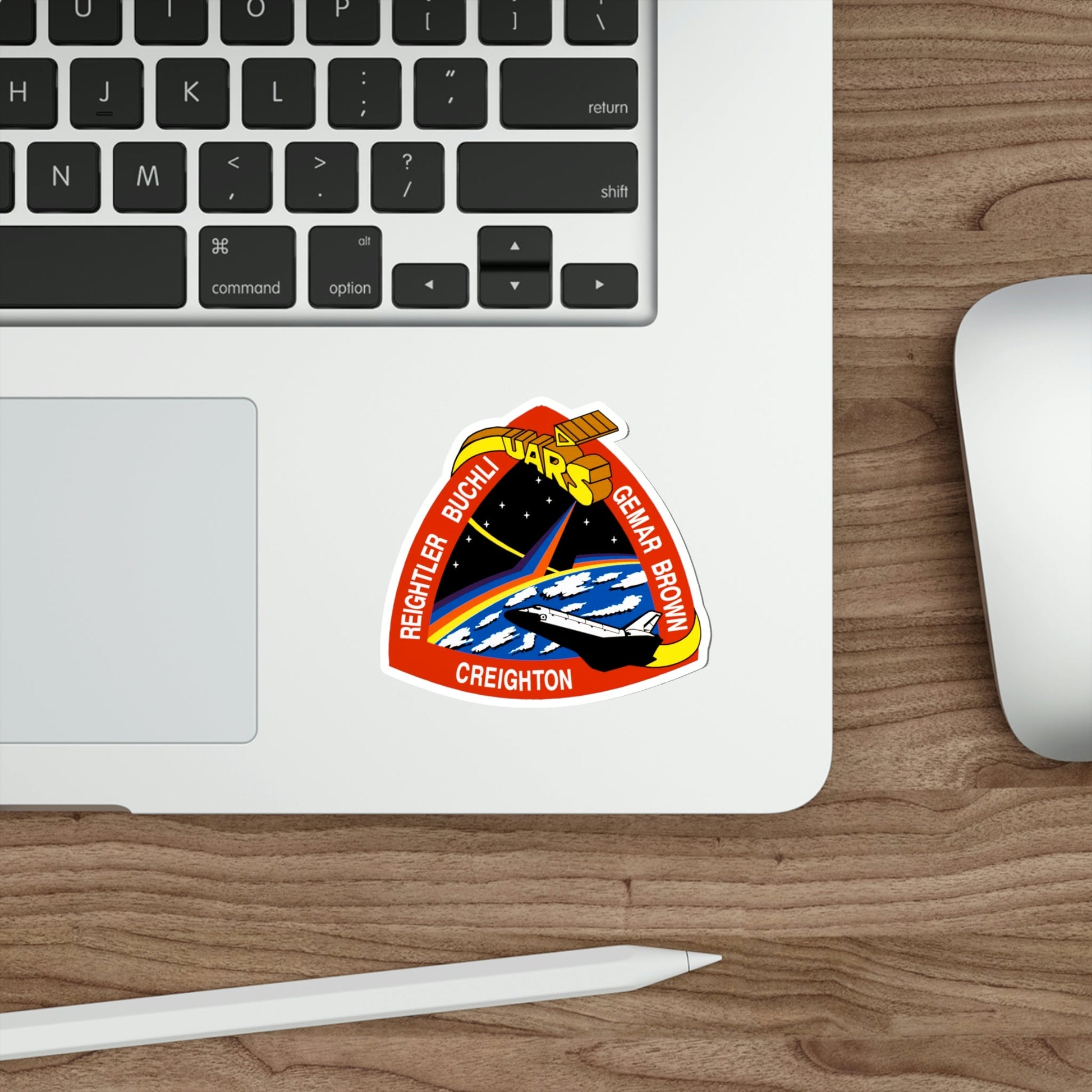 STS 48 Patch NASA STICKER Vinyl Die-Cut Decal-The Sticker Space