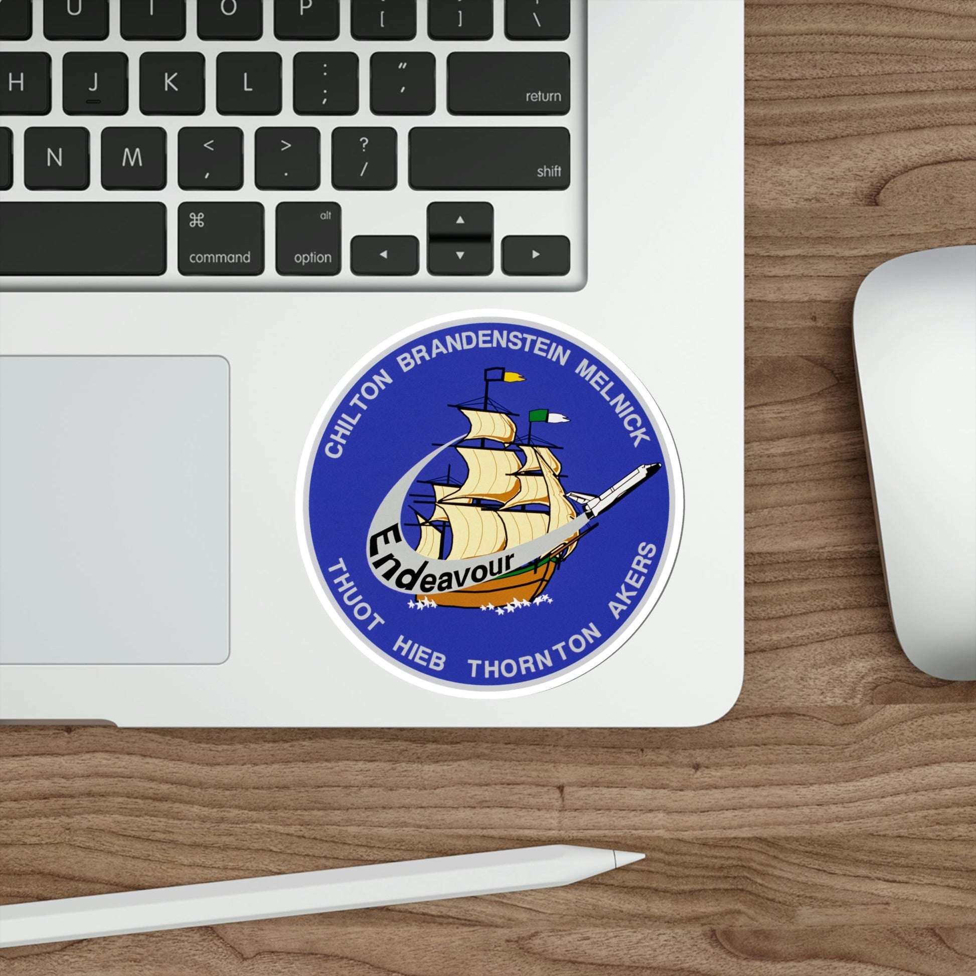 STS 49 Patch NASA STICKER Vinyl Die-Cut Decal-The Sticker Space