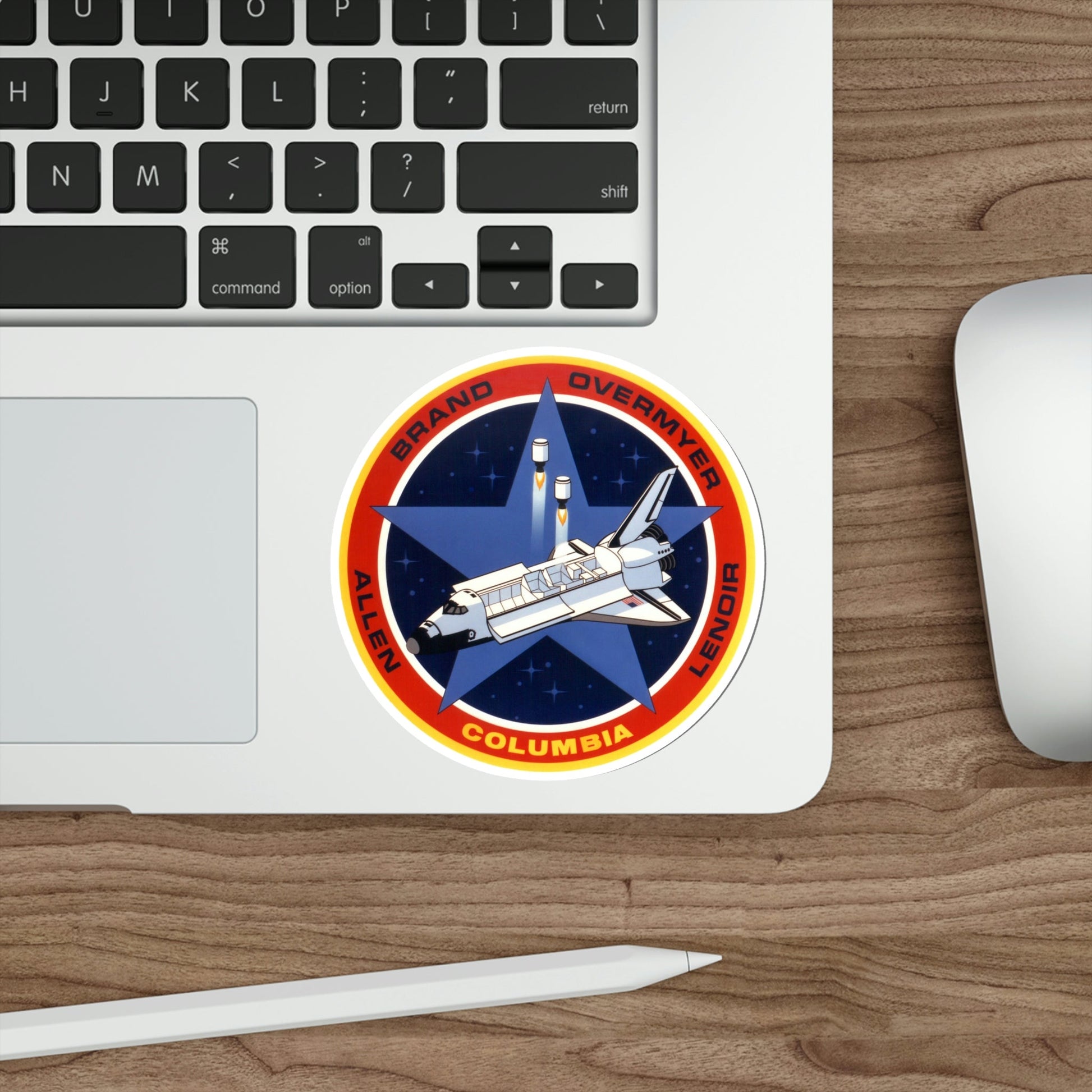 STS 5 Patch NASA STICKER Vinyl Die-Cut Decal-The Sticker Space