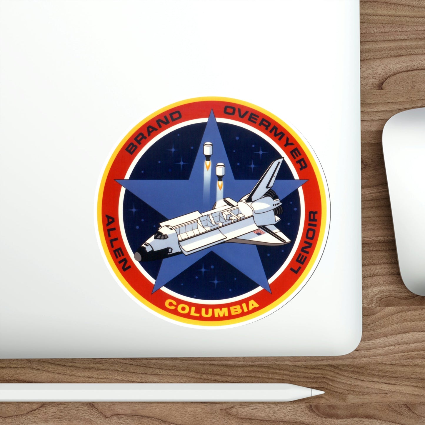 STS 5 Patch NASA STICKER Vinyl Die-Cut Decal-The Sticker Space