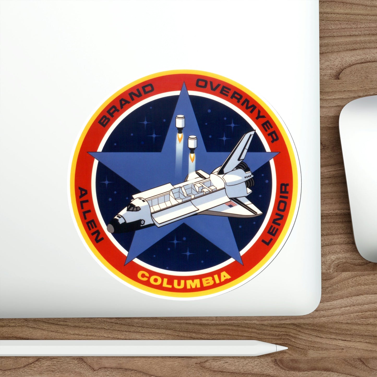 STS 5 Patch NASA STICKER Vinyl Die-Cut Decal-The Sticker Space