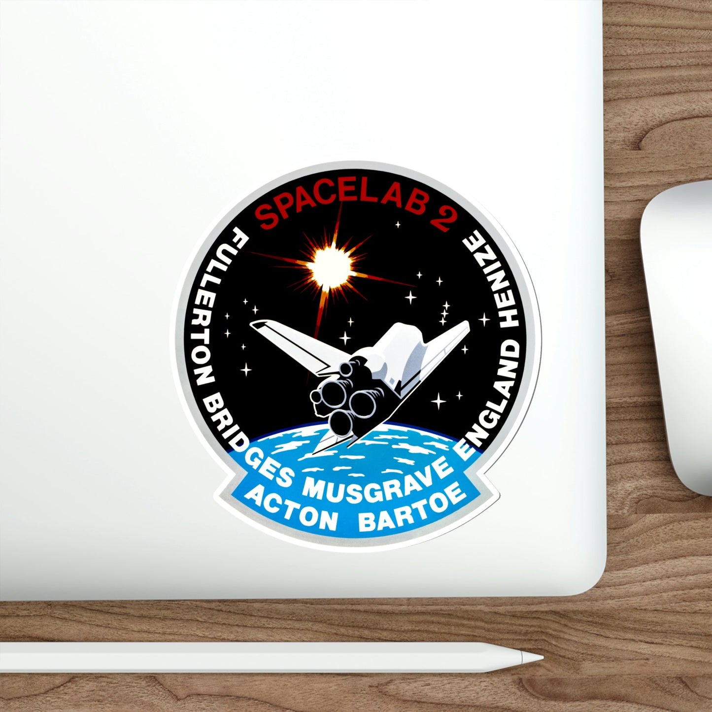 STS 51 F Patch NASA STICKER Vinyl Die-Cut Decal-The Sticker Space