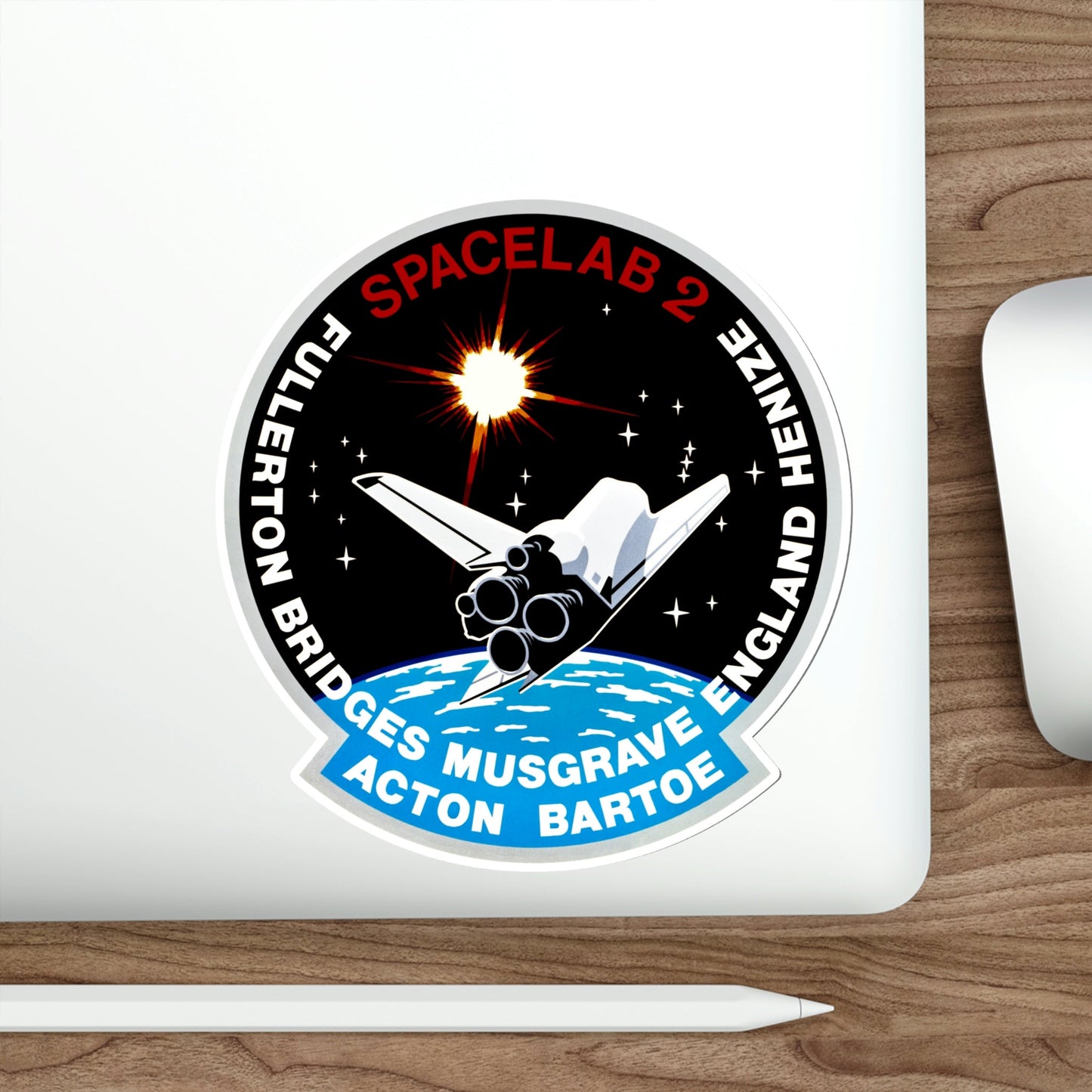 STS 51 F Patch NASA STICKER Vinyl Die-Cut Decal-The Sticker Space