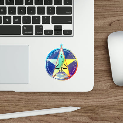 STS 52 (NASA) Holographic STICKER Die-Cut Vinyl Decal-The Sticker Space