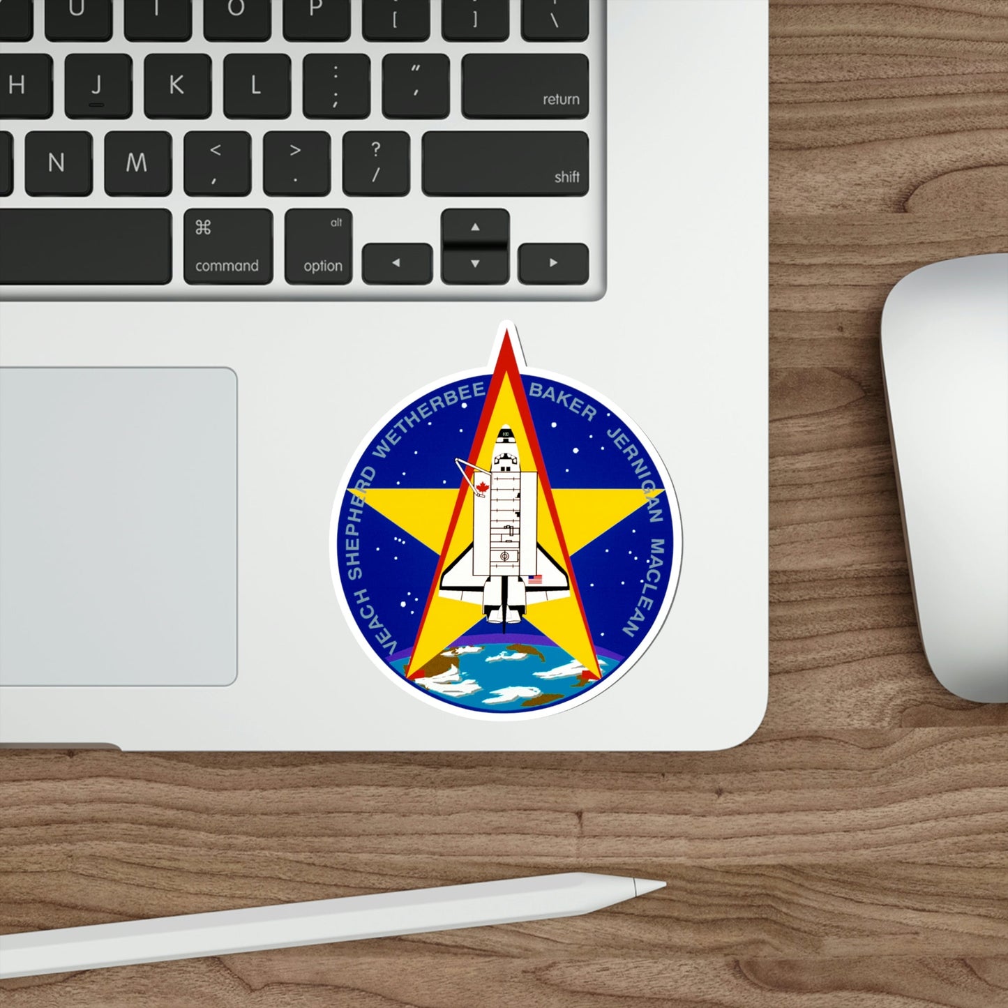 STS 52 Patch NASA STICKER Vinyl Die-Cut Decal-The Sticker Space