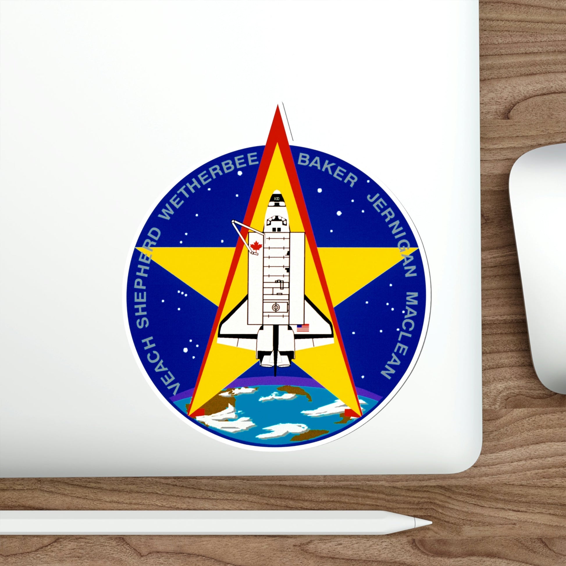 STS 52 Patch NASA STICKER Vinyl Die-Cut Decal-The Sticker Space