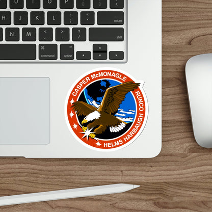 STS 54 Patch NASA STICKER Vinyl Die-Cut Decal-The Sticker Space