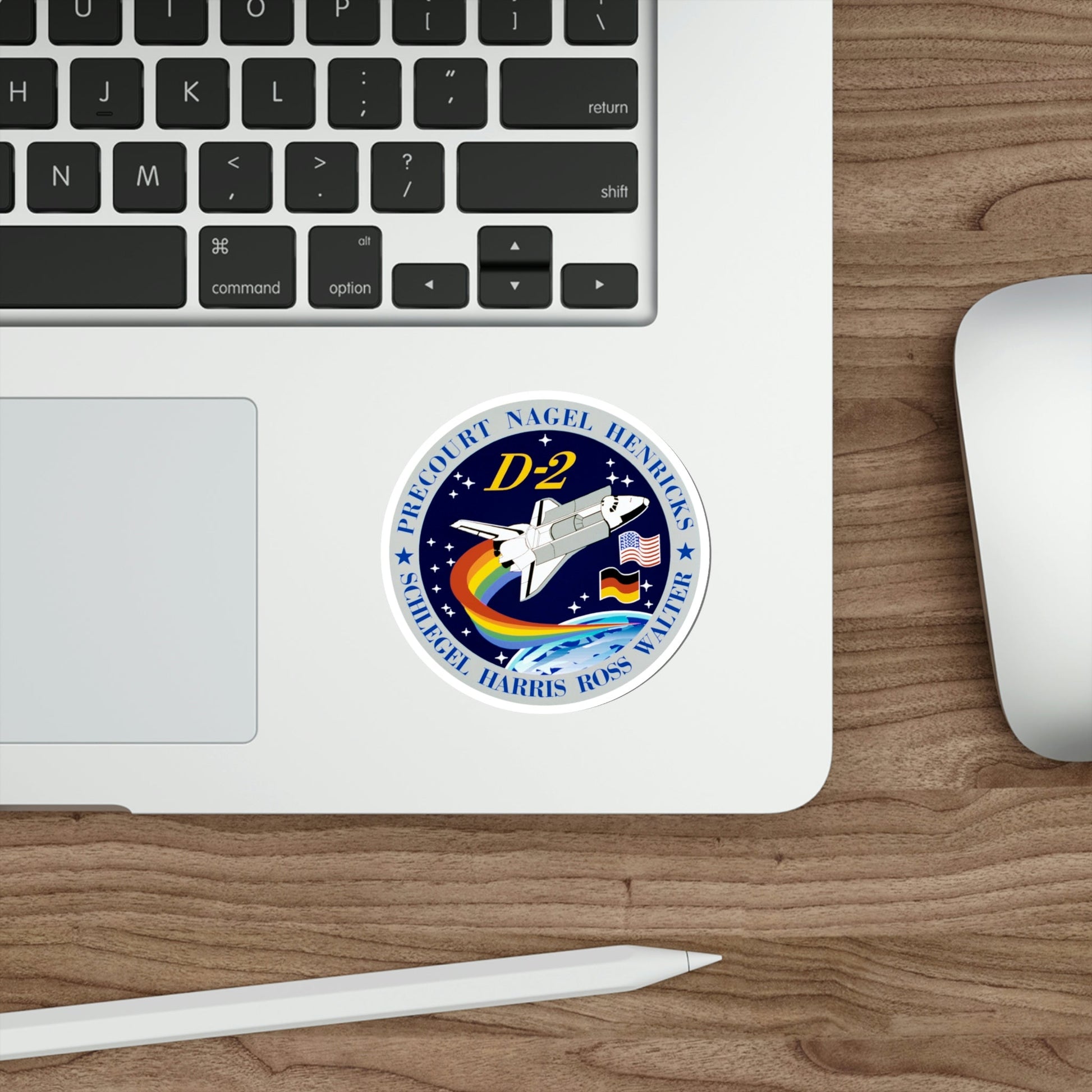 STS 55 Patch NASA STICKER Vinyl Die-Cut Decal-The Sticker Space