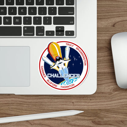 STS 8 Patch NASA STICKER Vinyl Die-Cut Decal-The Sticker Space