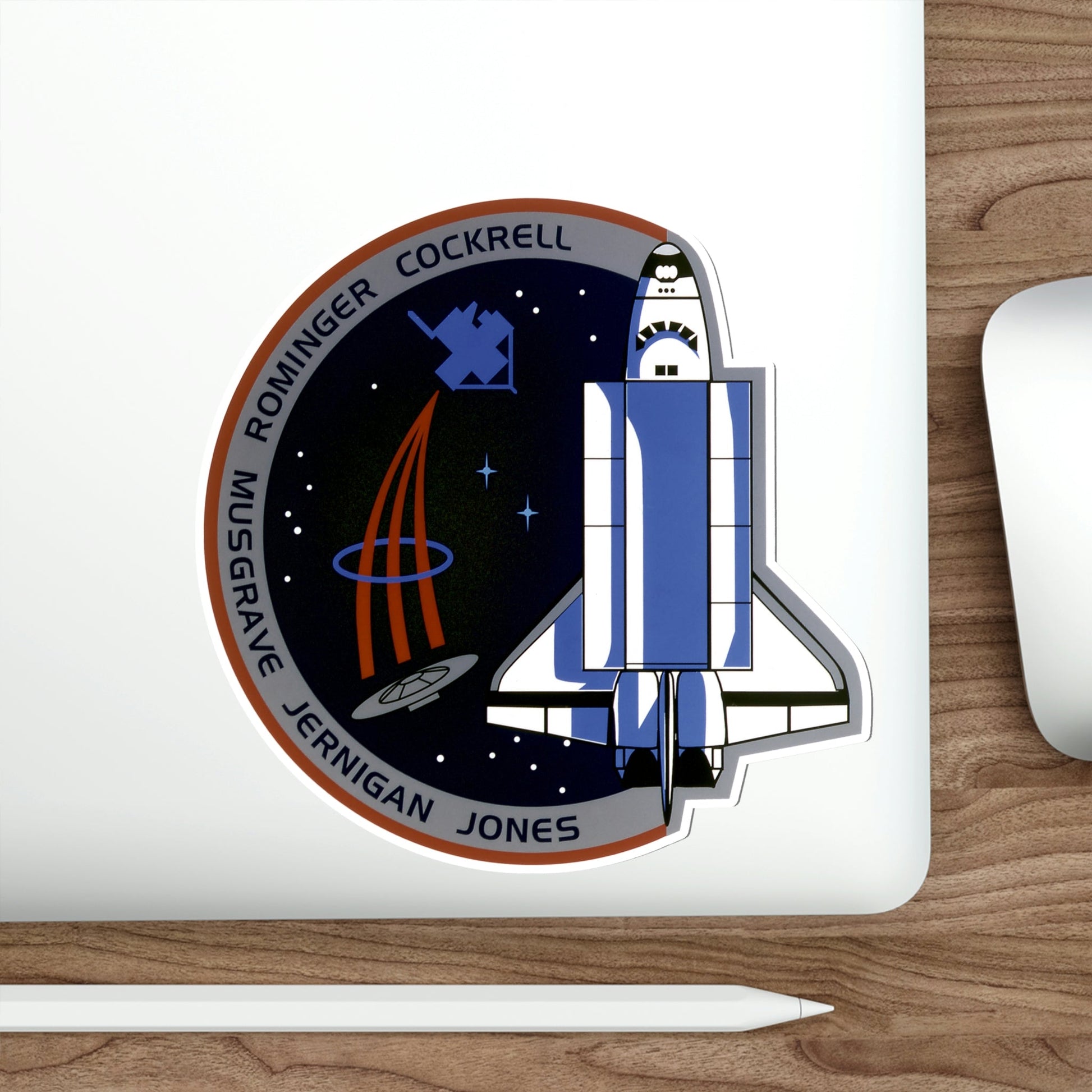 STS 80 Patch NASA STICKER Vinyl Die-Cut Decal – The Sticker Space