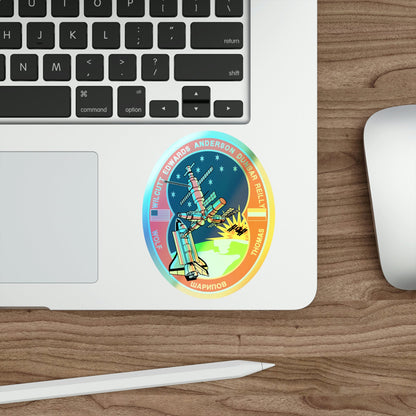 STS 89 (NASA) Holographic STICKER Die-Cut Vinyl Decal-The Sticker Space